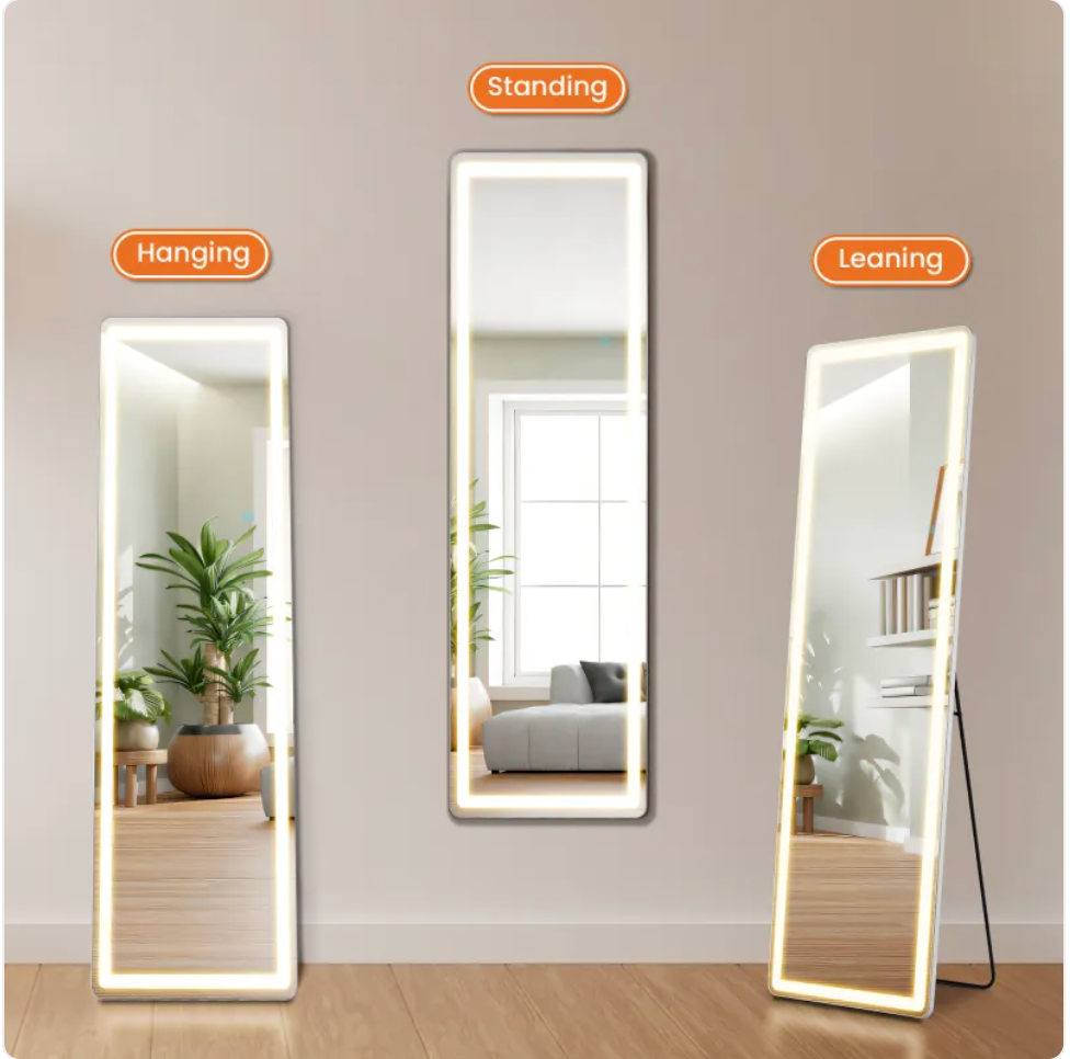 3-Color LED Lighted Mirror