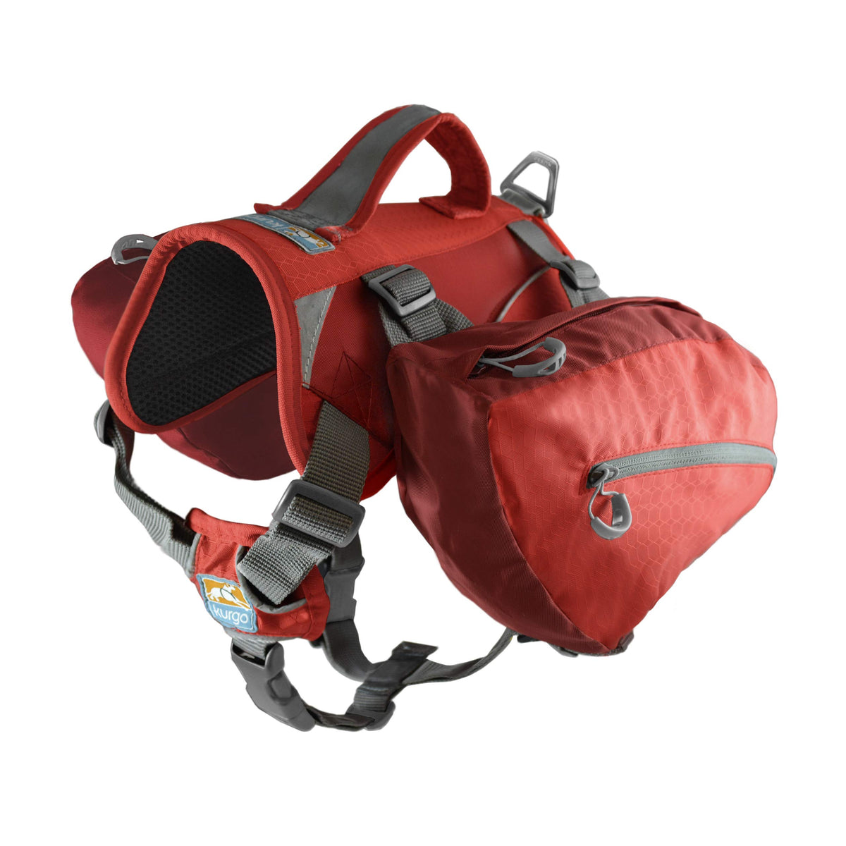 Kurgo Dog Saddlebag Backpack Back Pack Dog Harness Hiking Pack for Dogs Packs for Pets to Wear Camping & Travel Vest Harness Reflective Lightweight Baxter Pack for Medium & Large Pets